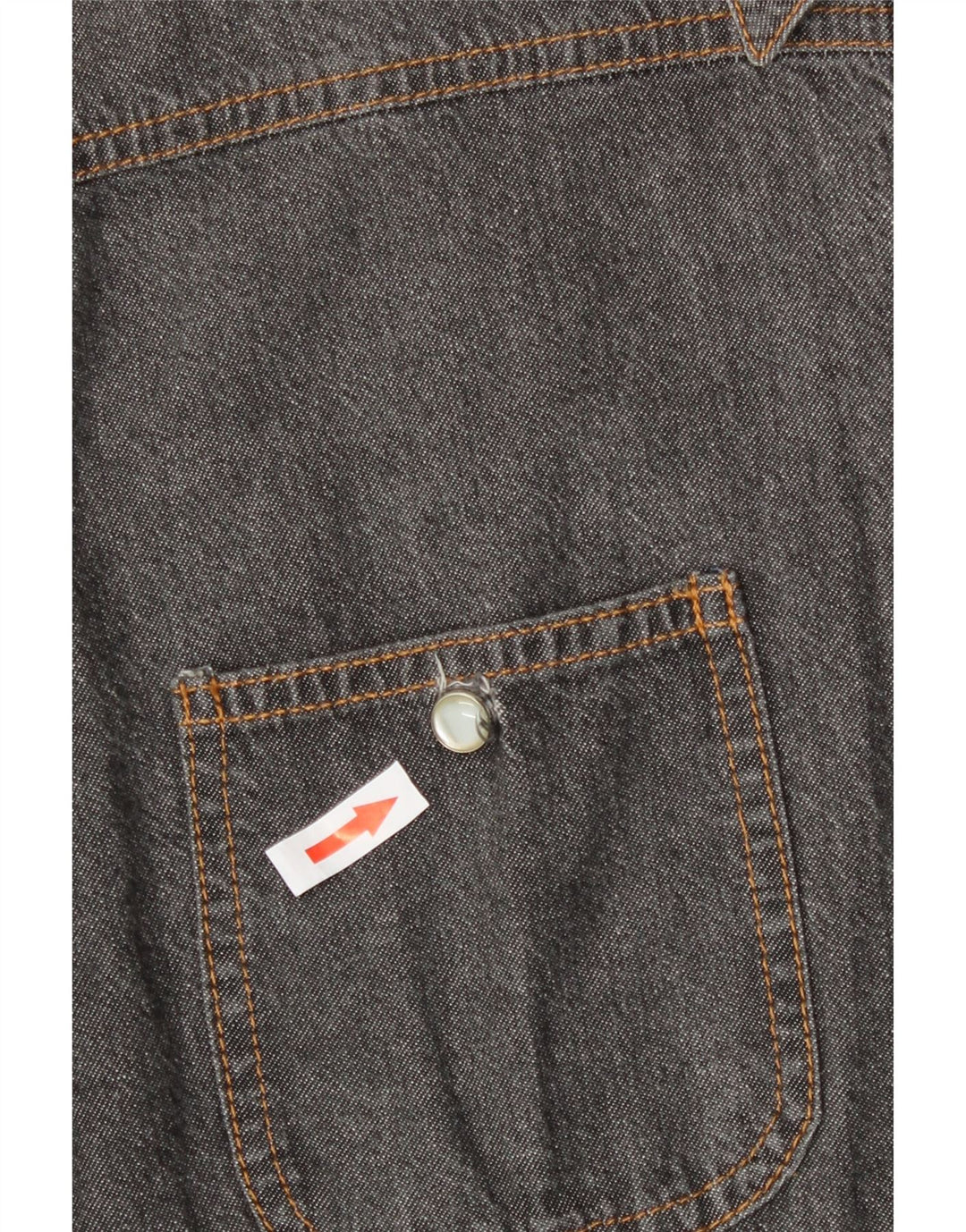 C'EST COMMECA Damen Jeanshemd UK 16 Large Grau