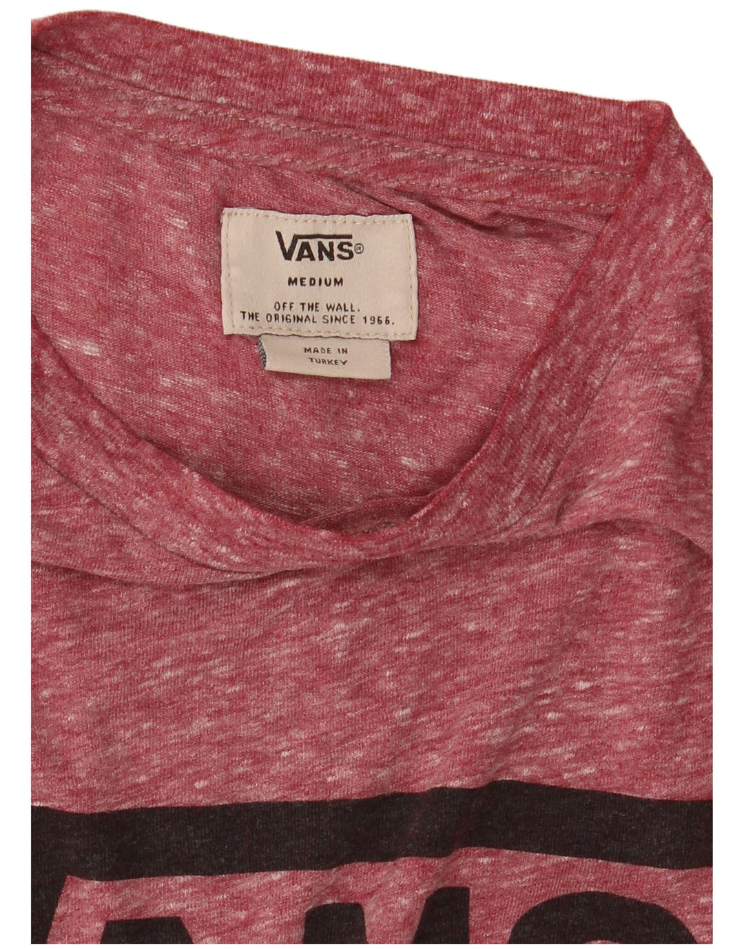 VANS Herren Grafik-T-Shirt-Oberteil Mittelbraun gefleckt