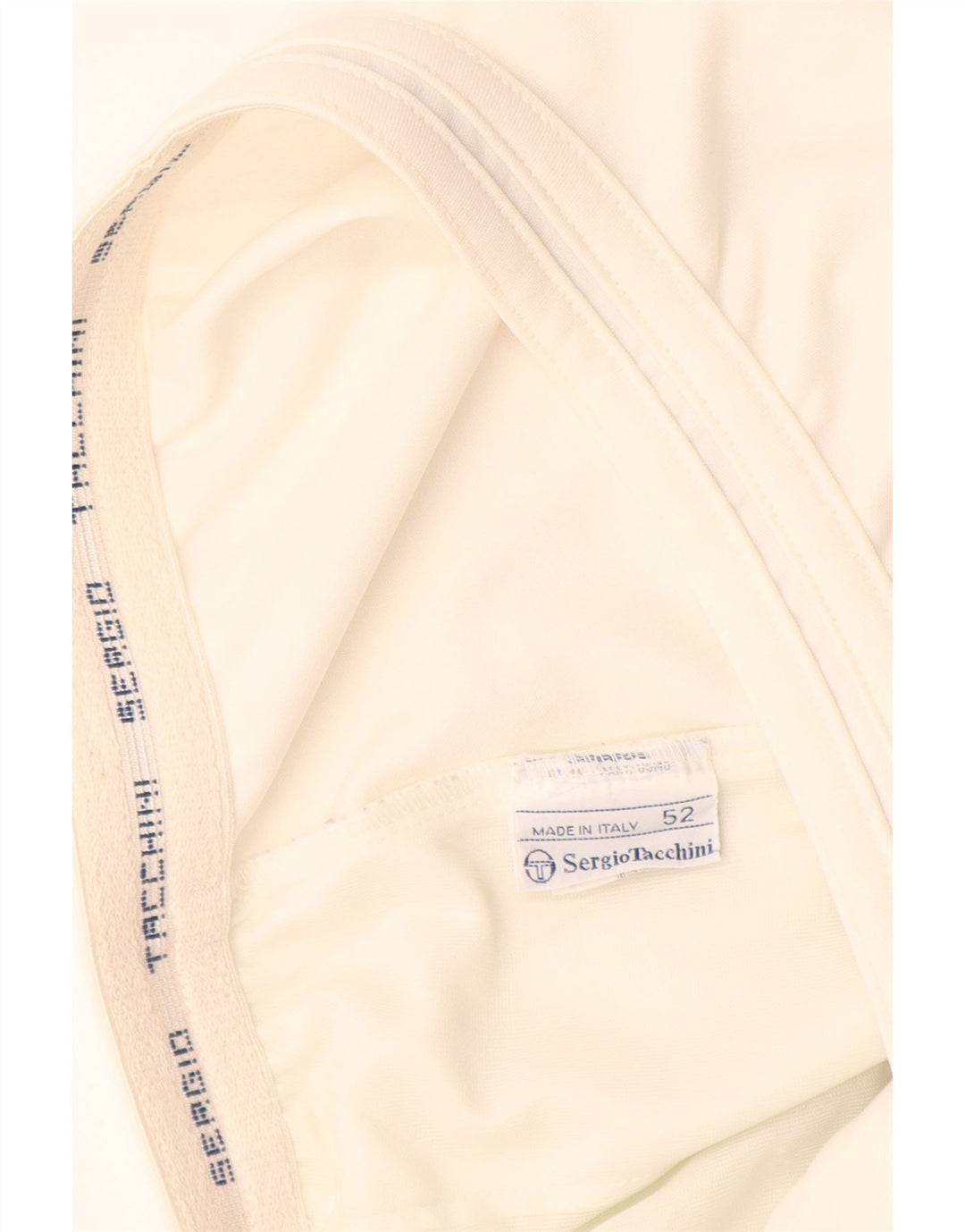 Sergio Tacchini Herren-Tennis-Chinoshorts W30 Mittelweißes Polyester