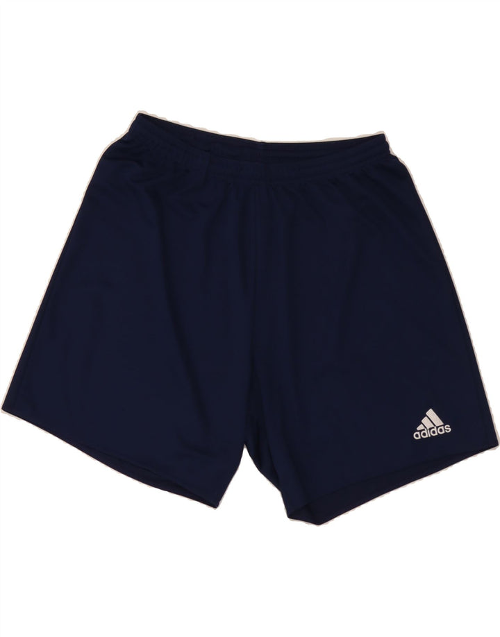 ADIDAS Mens Climalite Sport Shorts Large  Navy Blue Polyester Vintage Adidas and Second-Hand Adidas from Messina Hembry 