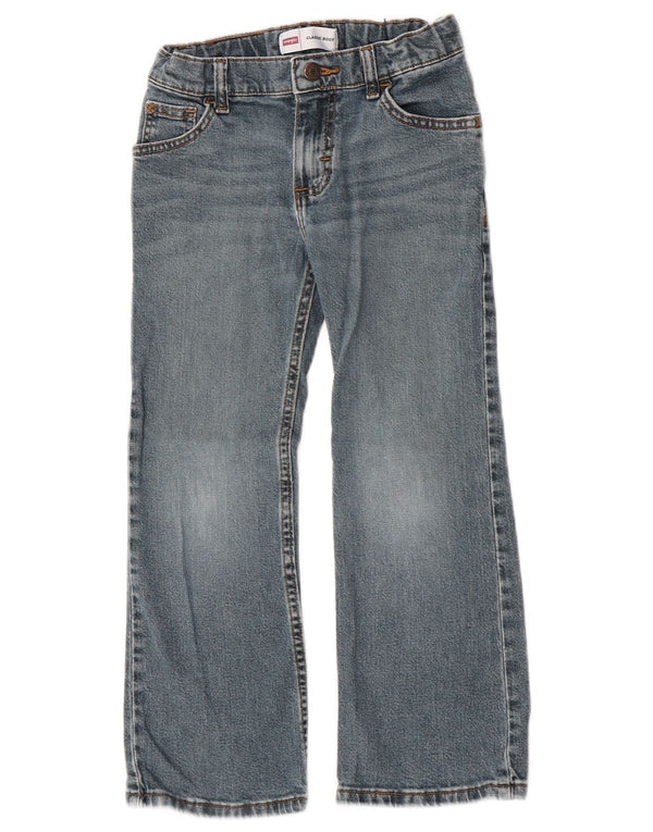 Wrangler Jungen-Bootcut-Jeans mit klassischer Passform, 7–8 Jahre, W23 L21, blaue Baumwolle