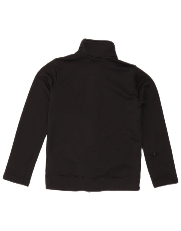 Nike Boys Tracksuit Top Jacket 8-9 Years Small Black Polyester