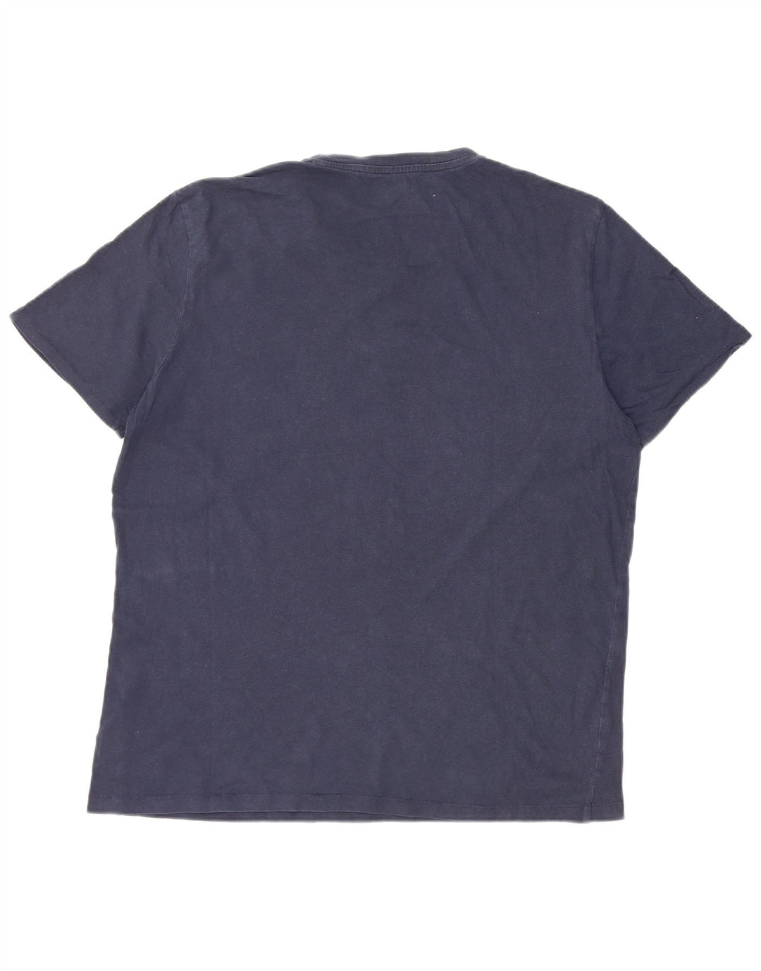 Wrangler Herren T-Shirt Top Large Marineblau Baumwolle