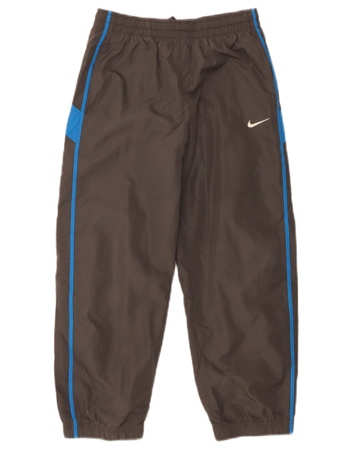 Nike Jungen-Trainingshose, Jogginghose, 6–7 Jahre, Größe L, Grau, Farbblock