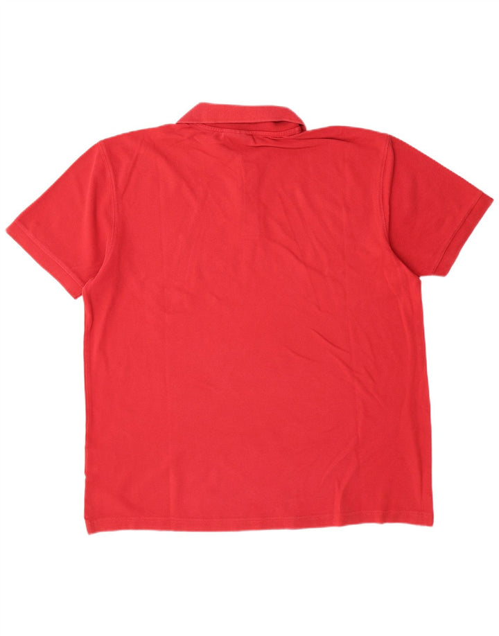 MARLBORO CLASSICS Herren-Poloshirt XL, rote Baumwolle