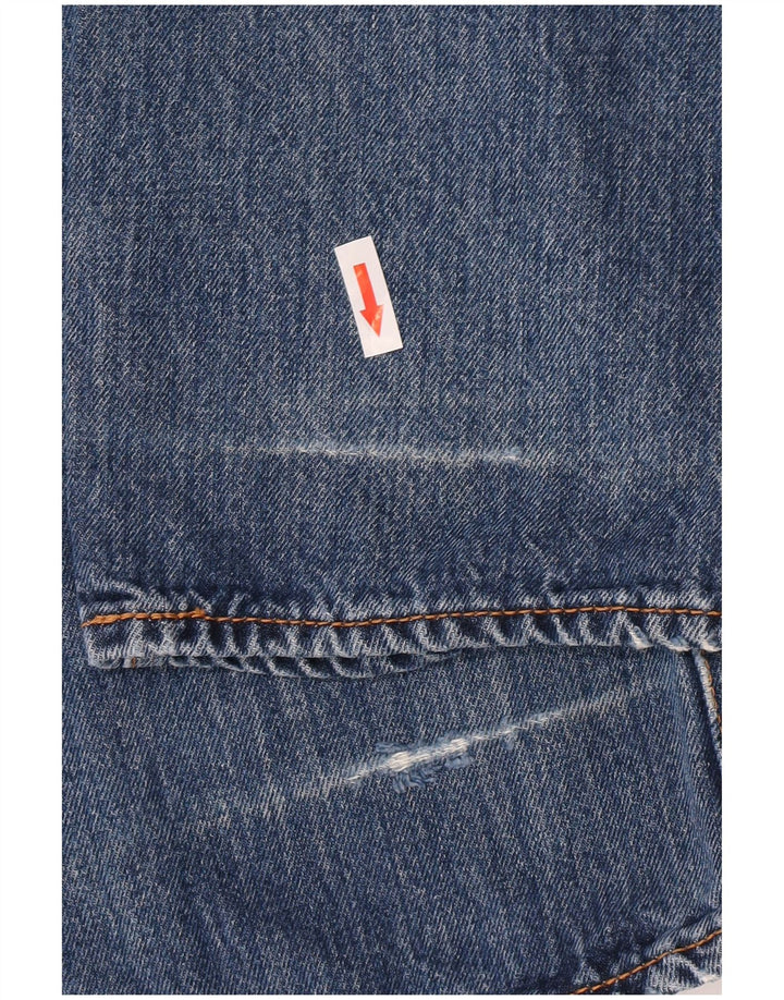 Levi's Herren Straight Jeans W30 L30 Blaue Baumwolle