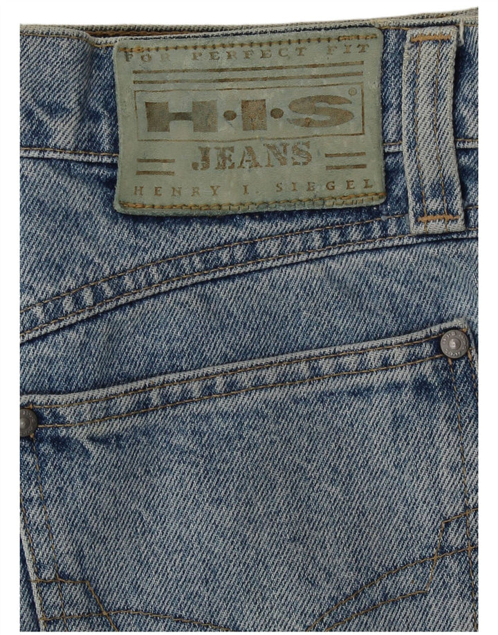 H.I.S Damen-Jeans mit hoher Taille, W30, L30, Blau