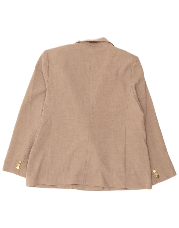 Marks & Spencer Damen Zweireiher-Blazerjacke UK 18 XL Beige