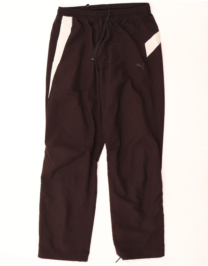 Puma Herren-Trainingshose, Mittelschwarzes Farbblock-Polyester