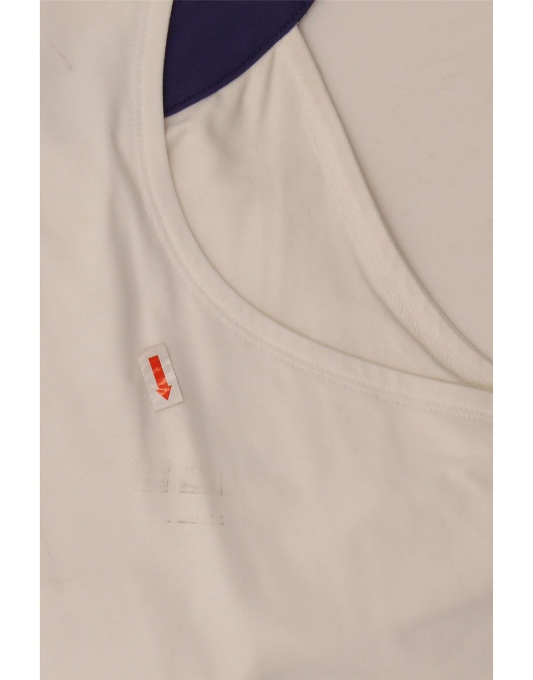 Sergio Tacchini Damen Weste Top UK 4 XS Weißes Nylon
