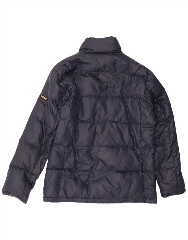 ALVIERO MARTINI Herren Wattierte Jacke IT 52 XL Marineblaues Nylon