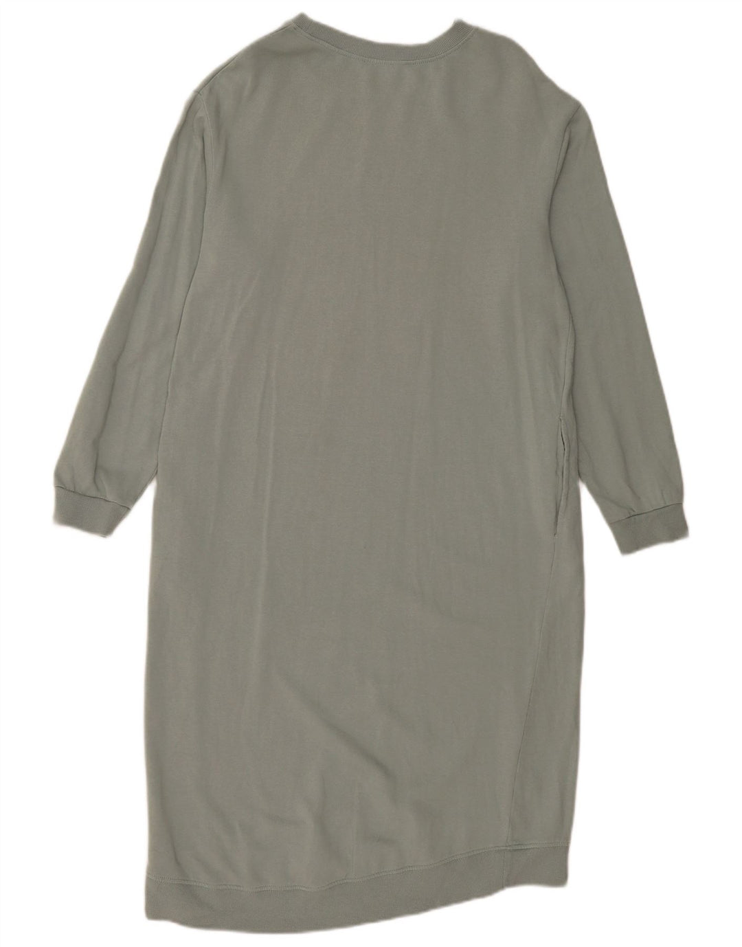 Zara Damen Sweatshirt-Pulloverkleid UK 14 Mittelgrau