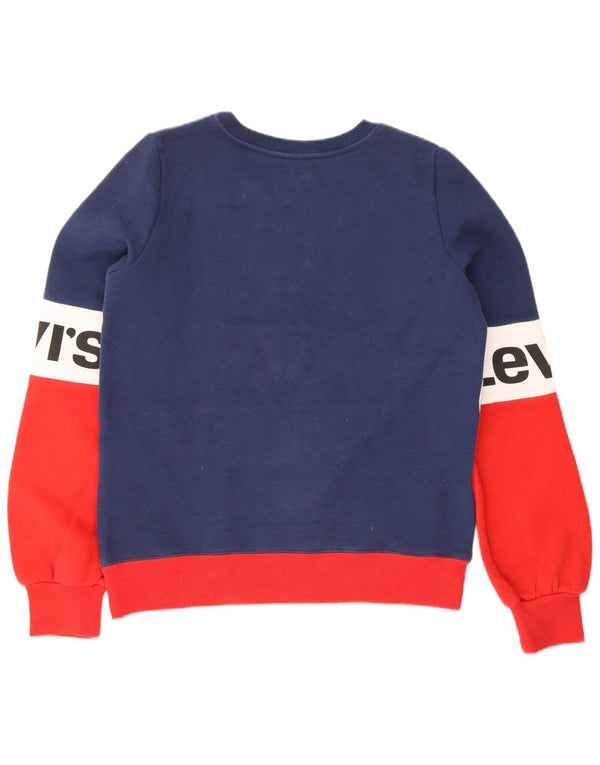 Levi's Grafik-Sweatshirt für Jungen, 15–16 Jahre, Marineblau, Farbblock