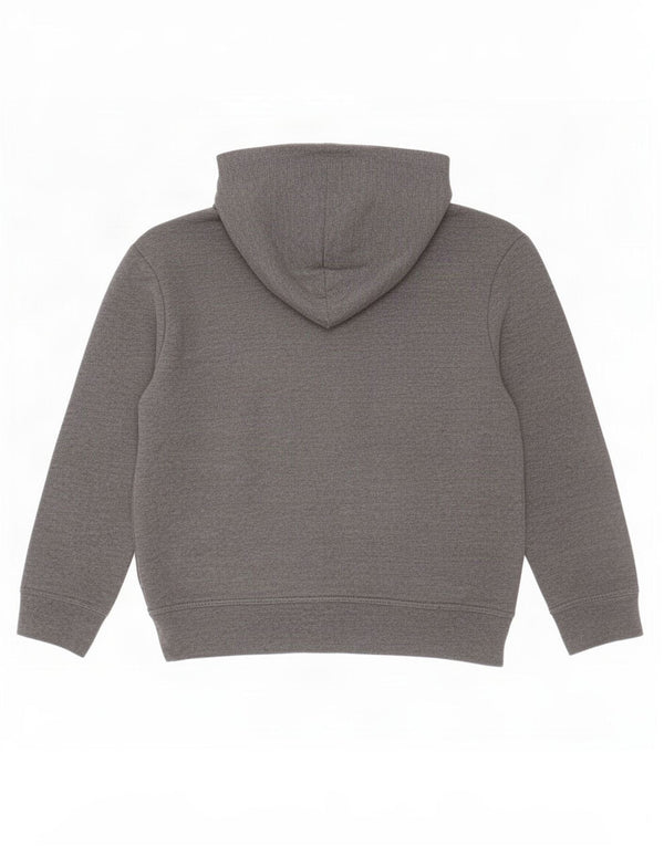 Dkny Jungen-Pullover mit grafischem Kapuzenpullover, 2–3 Jahre, grau gefleckte Baumwolle