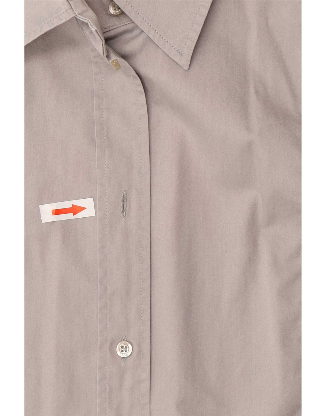 Hugo Boss Damen formelles Hemd UK 12 Mittelgrau