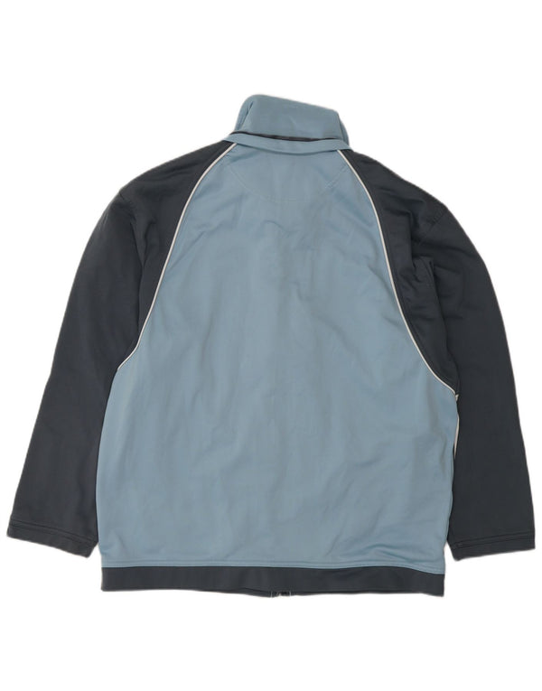 LOTTO Damen-Trainingsanzug-Oberteiljacke UK 20 2XL Blauer Farbblock