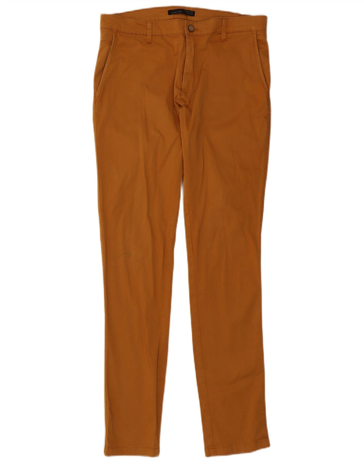 Zara Slim Chino-Hose für Herren, EU 40, M, W31, L33, Braun