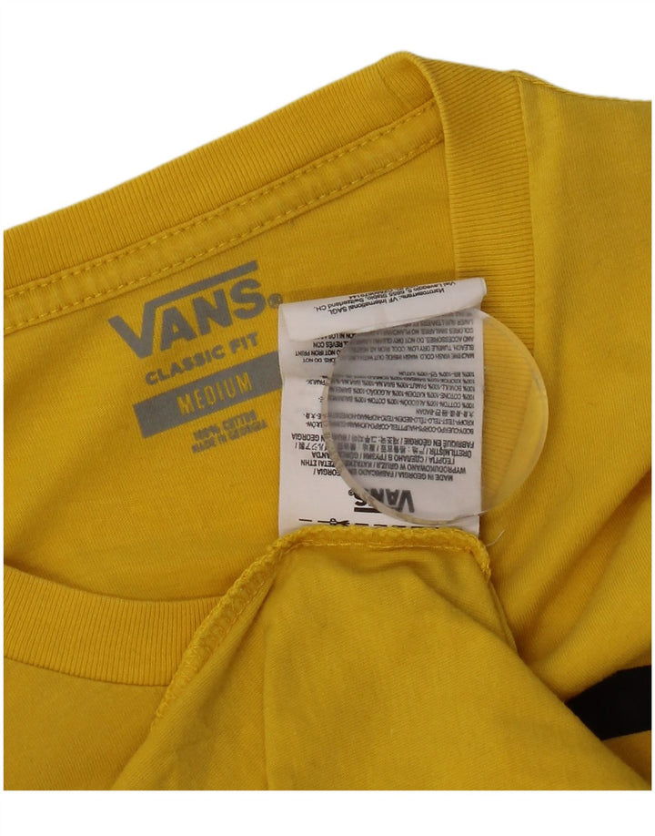 Vans Herren-T-Shirt mit klassischer Passform aus mittelgelber Baumwolle mit Grafik