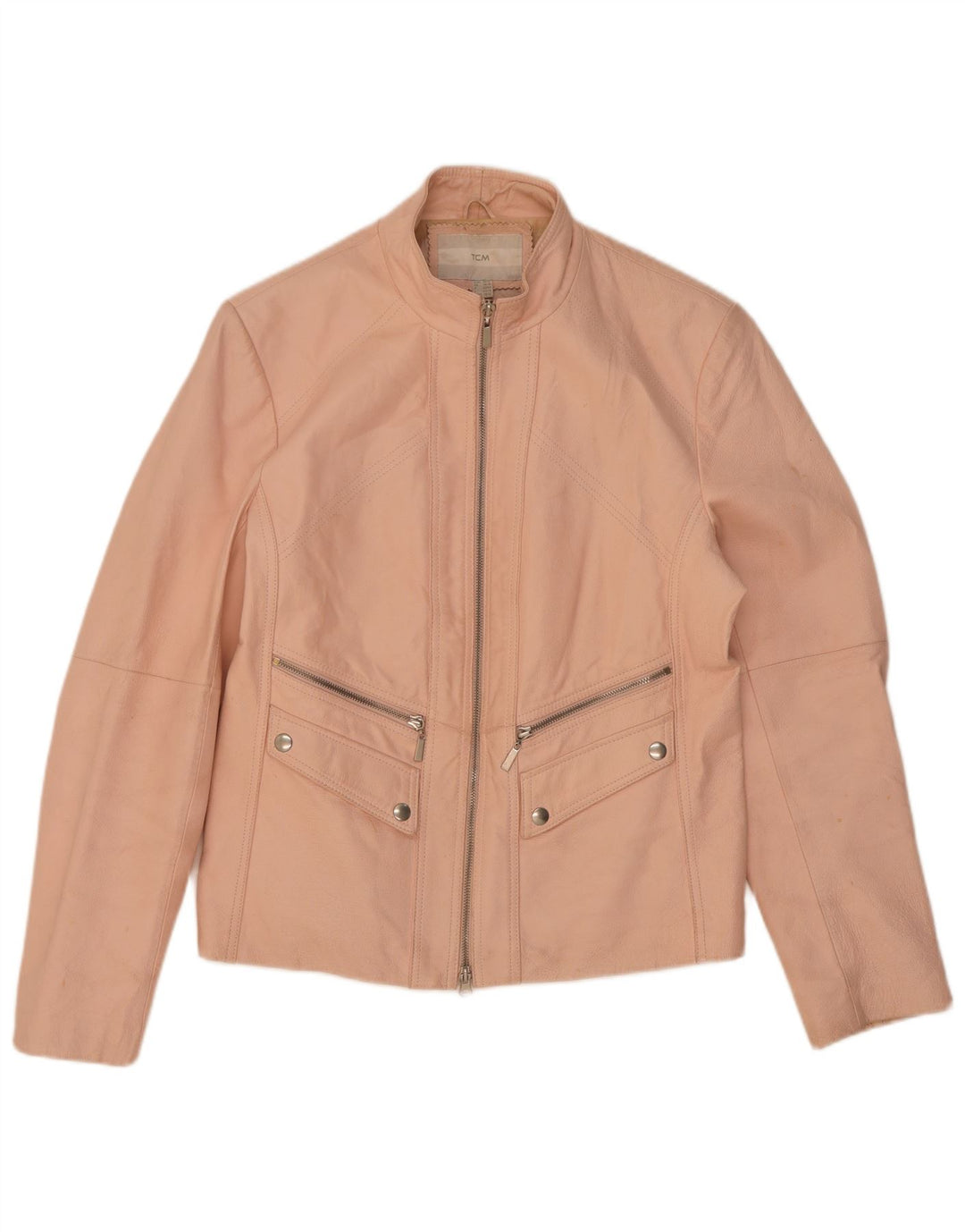 TCM Damen Lederjacke UK 14/16 Large Pink