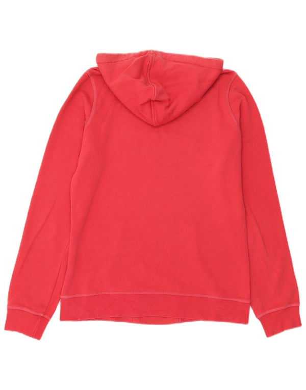 Champion Womens Graphic Hoodie Pullover UK 14 Große rosa Baumwolle