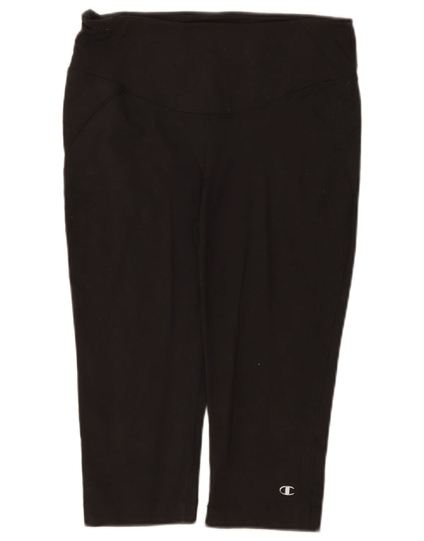 Champion Damen Capri-Leggings UK 12 Mittelschwarzes Nylon
