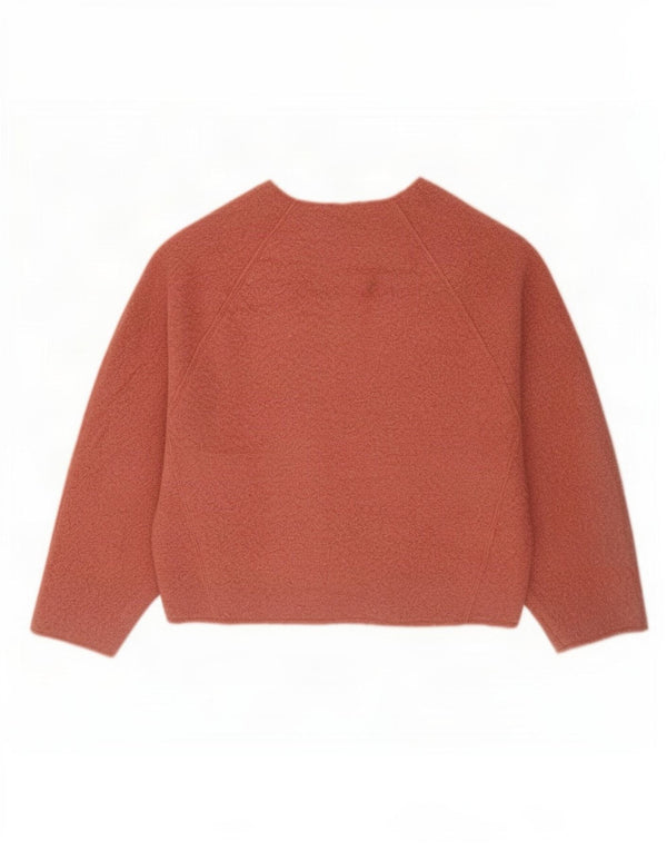 Zara Damen-Pullover, übergroß, U-Boot-Ausschnitt, Gr. 10, klein, Rosa