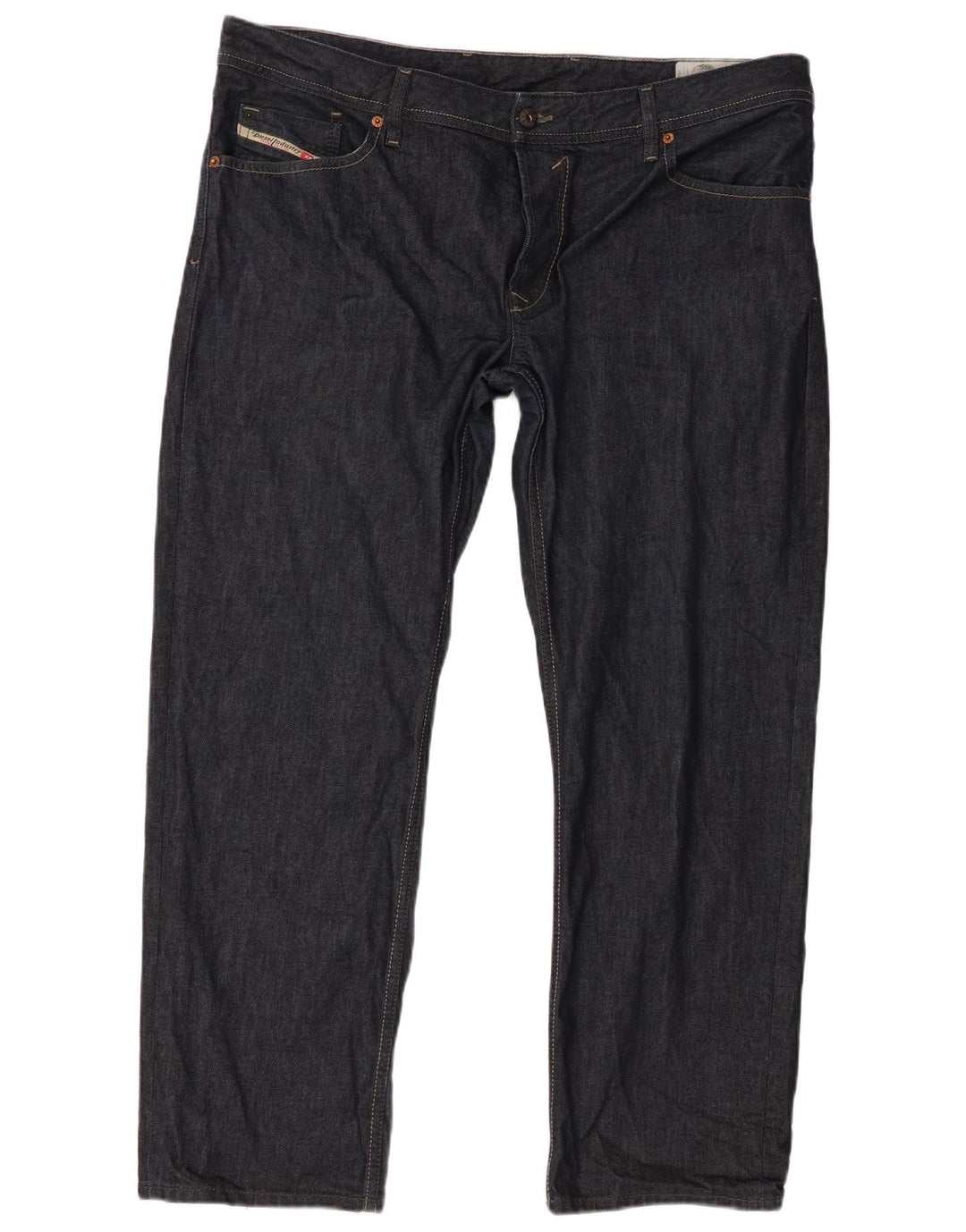 Diesel Herren Waykee Regular Straight Jeans W40 L30 Marineblaue Baumwolle