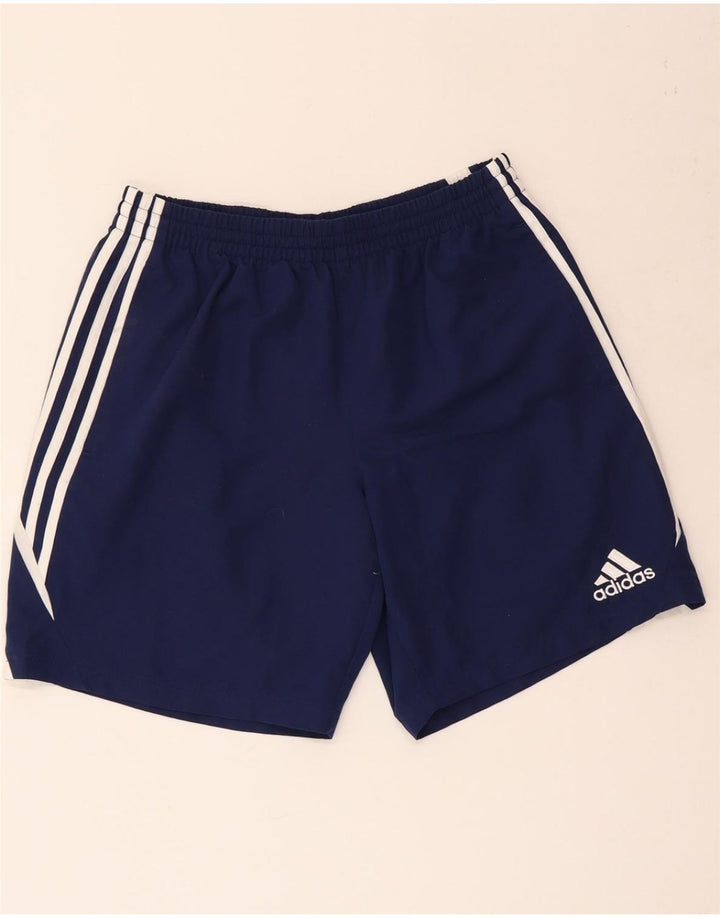 ADIDAS Herren-Sportshorts, groß, marineblau, Farbblock-Polyester