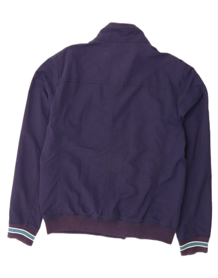 TOMMY HILFIGER Mens Bomber Jacket UK 40 Large Navy Blue Nylon Vintage Tommy Hilfiger and Second-Hand Tommy Hilfiger from Messina Hembry 