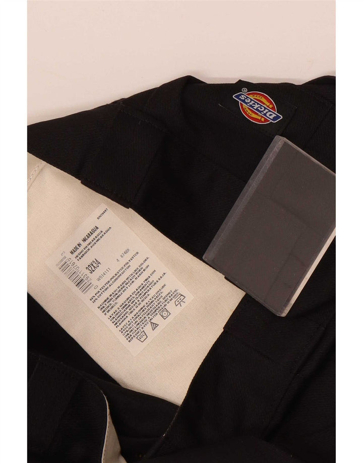 Dickies Herren Straight Chino Hose W32 L34 Schwarz Polyester