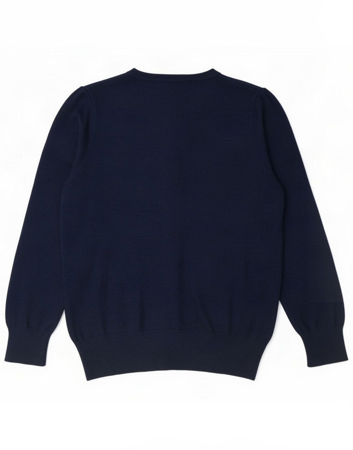 Marks & Spencer Womens Cardigan Sweater UIK 12 Medium Navy Blue