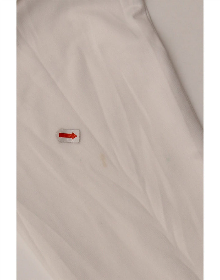 ASICS Herren-Trainingsanzugoberteil mit Grafik, mittelweißes Farbblock-Polyester