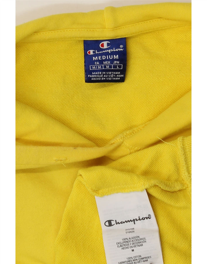 Champion Herren Hoodie Pullover Medium Gelb Baumwolle