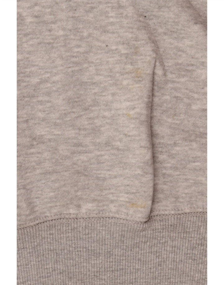 French Connection Herren-Kapuzenpullover, klein, grau gefleckte Baumwolle