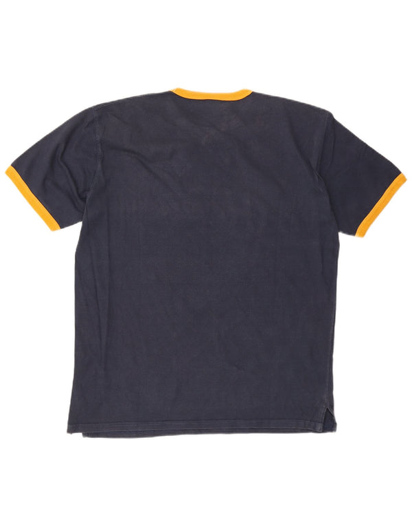 Converse Herren Grafik T-Shirt Top XL Marineblau Baumwolle
