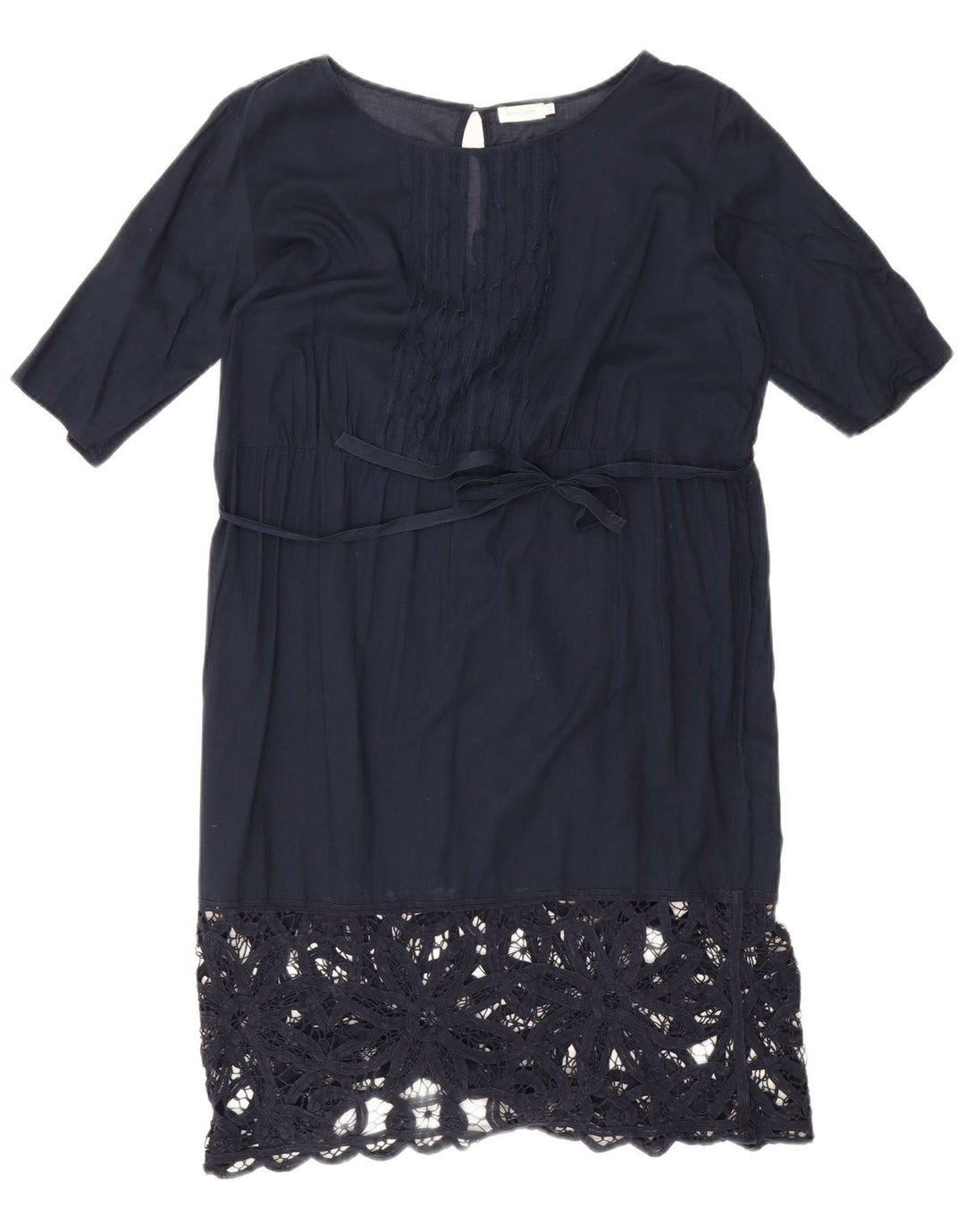 Henry Cottons Damen Etuikleid IT 46 Large Marineblau