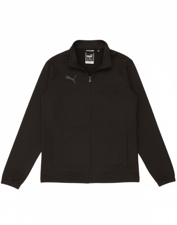 Puma Herren-Trainingsanzug-Oberjacke, Mittelschwarzes Polyester