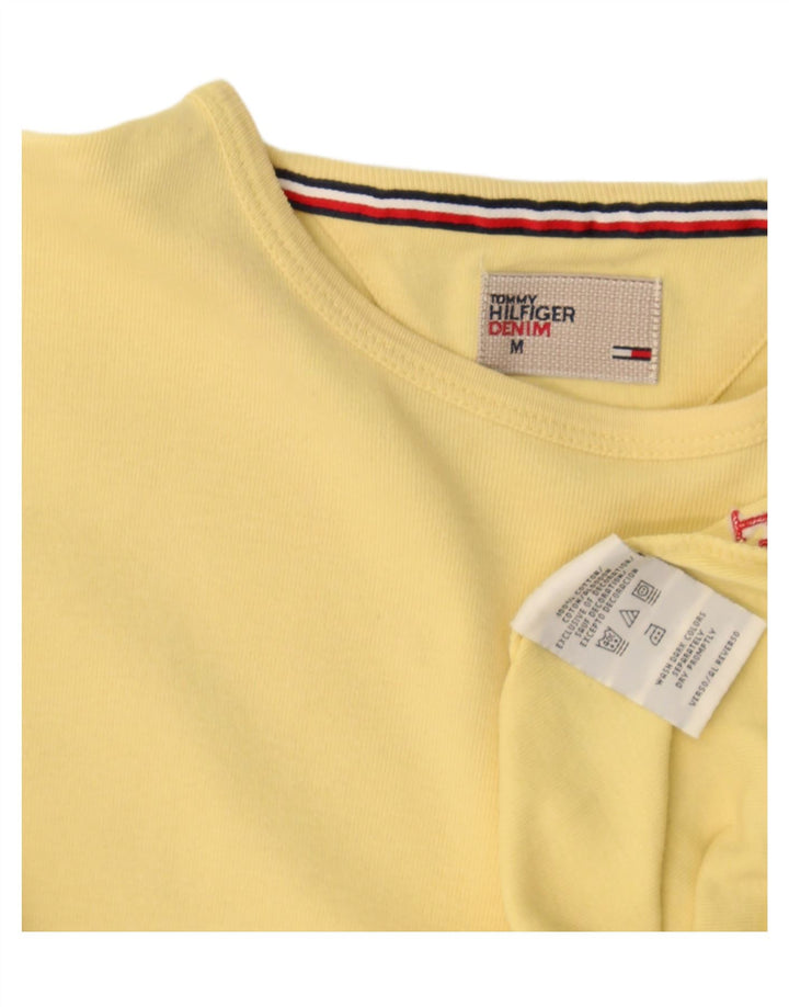 Tommy Hilfiger Herren T-Shirt Top mittelgelbe Baumwolle
