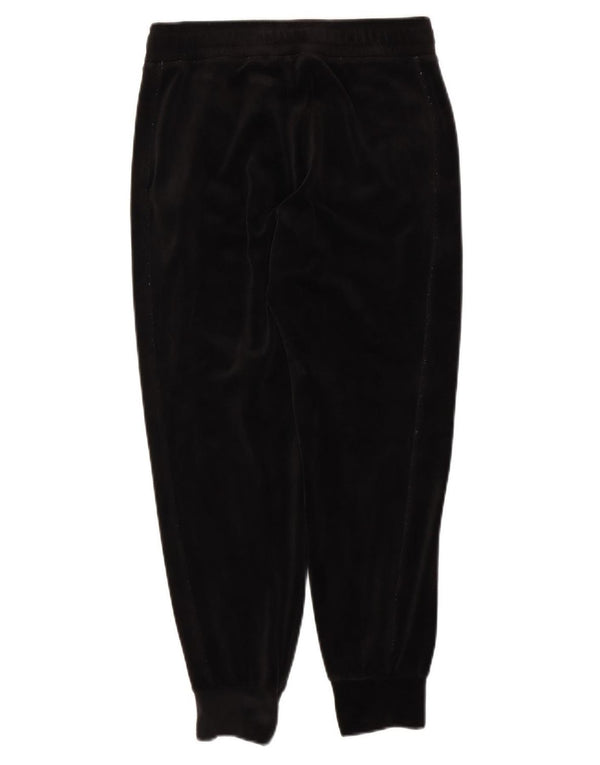 DKNY Damen Trainingshose Jogger UK 6 XS Schwarz Polyester