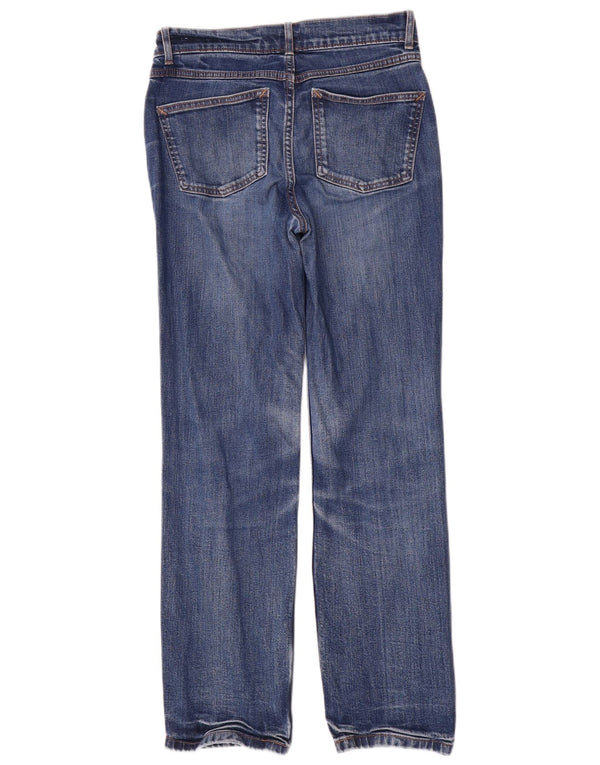 Marks & Spencer Damen Straight Jeans UK 8 Small W26 L29 Blaue Baumwolle
