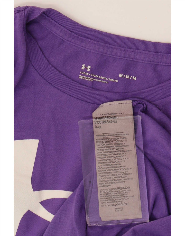 Under Armour Herren-T-Shirt mit Grafik, mittelviolette Baumwolle