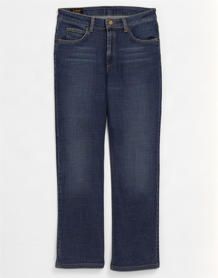 Lee Damen Cameron Bootcut Jeans W30 L30 Blaue Baumwolle