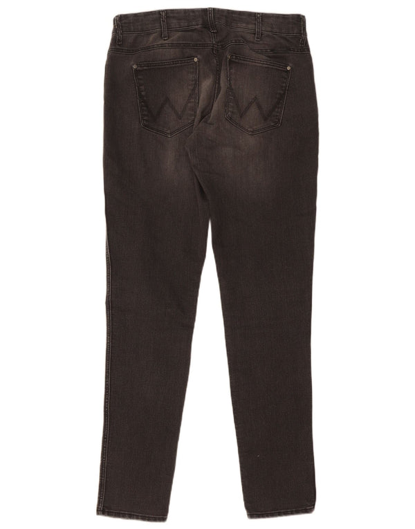 Wrangler Damen Corynn Skinny Jeans W28 L30 Graue Baumwolle