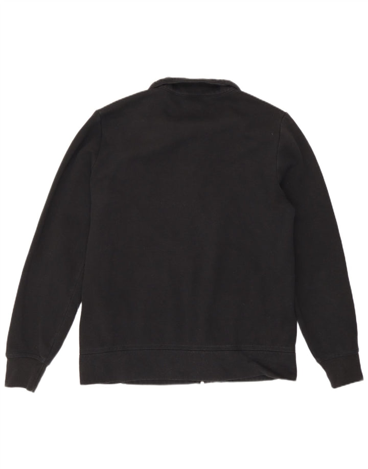 Champion Damen-Trainingsanzug-Top-Jacke, UK 16, Größe L, schwarze Baumwolle