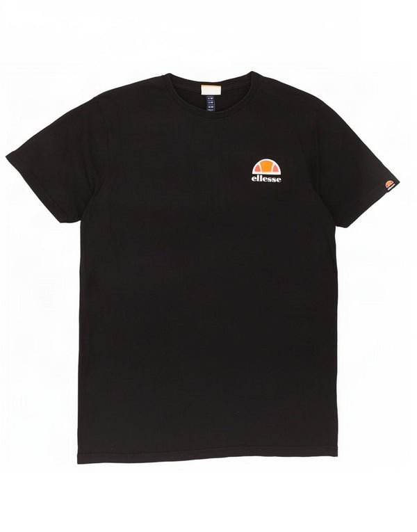 Ellesse Mens T-Shirt Top Medium Black