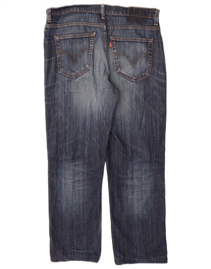 Levi's Herren Straight Jeans W33 L30 Blaue Baumwolle