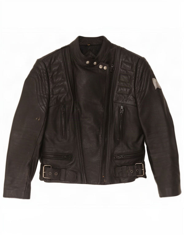 Krawehl Damen Leder Bikerjacke IT 44 Medium Schwarz