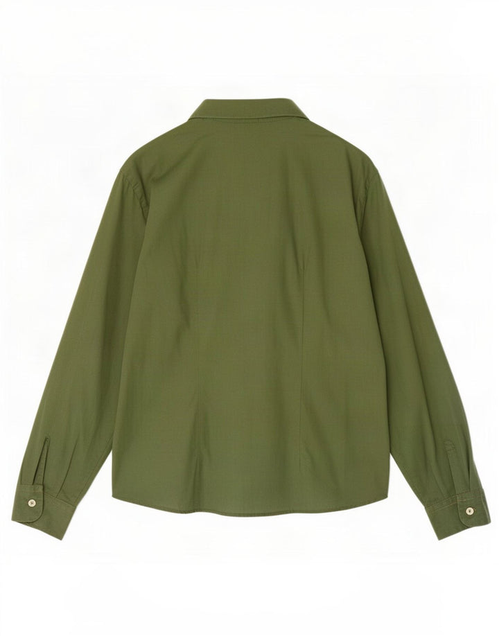 Benetton Damen-Hemd UK 12 Mittelgrün