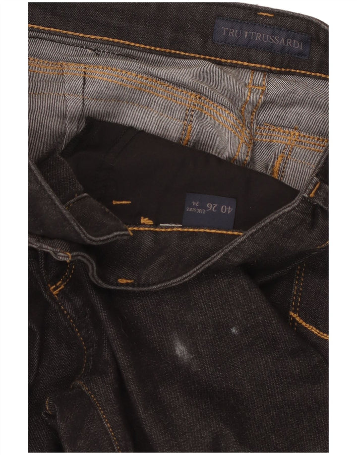 Trussardi Damen Skinny Jeans W26 L27 Schwarz