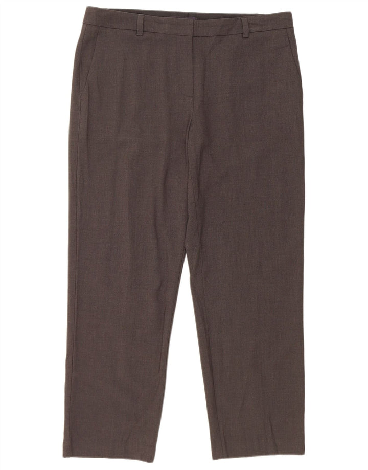 Gerade geschnittene Damenhose von Marks & Spencer, W34, L26, Grau